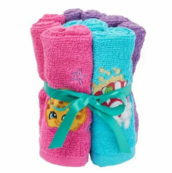 Other - LAST ONE Shopkins Washcloths Kids Colorful